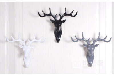 

Cntomlv Wall Decor Hooks Antlers Американский стиль Куклы для домашних хозяйств Многоцелевые наклейки для одежды Крючки для одежды