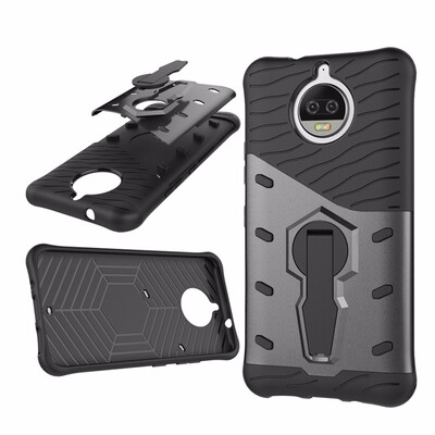 

Goowiiz Phone Case For Motorola Moto G5G5 PlusG5sG5s Plus Luxury Armor TPUPC Silicone Hard Bracket