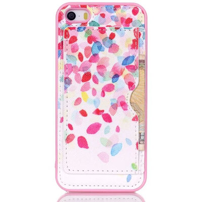 

мити оптовой цены красочные картины пу кожаный чехол для iPhone 5S Apple iPhone 5 в случае phone5s карты стоят телефон Shell