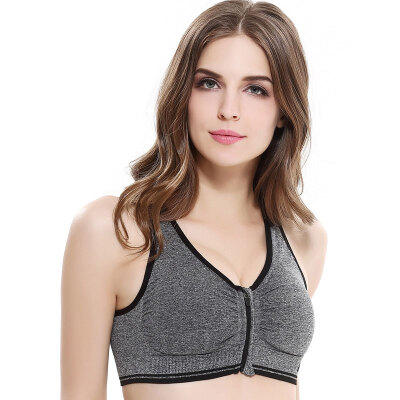 

Jingdong Supermarket Snow flying wild shock absorption gathered no steel ring bra ladies running fitness yoga bra X7801 rose red XL