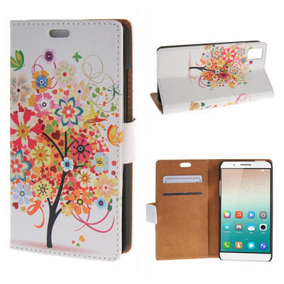 

MOONCASE for Huawei Honor 7i Case Flip Wallet Card Slot Stand Leather Folio Pouch Case Cover /a17
