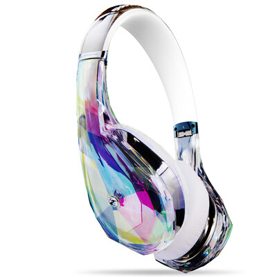 

Monster Diamondz Diamond Tighten Headset Earphone Стильная складная гарнитура Стильная двойная аудио гарнитура для наушников Crystal Color