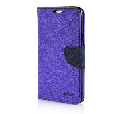 

MOONCASE Cross pattern Leather Side Flip Wallet Card Slot Pouch Stand Shell Back ЧЕХОЛ ДЛЯ Samsung Galaxy A7 Purple