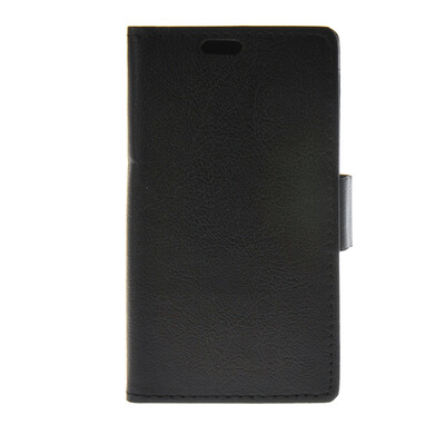 

MOONCASE Leather Side Flip Wallet Card Holder Stand Shell Pouch ЧЕХОЛ ДЛЯ Samsung Galaxy J1 Black