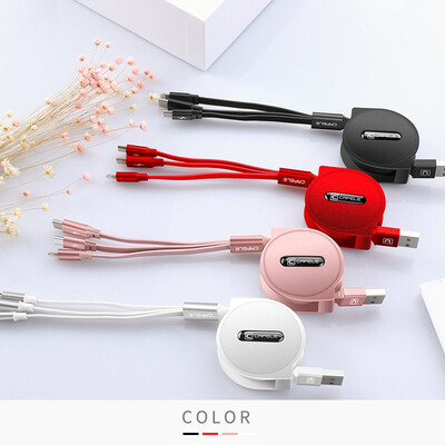 

Cafele 12m Micro USB Type C 3 in 1 Phone Cable Fast Charging Data Cable Android Charger Cables Apple data transfer