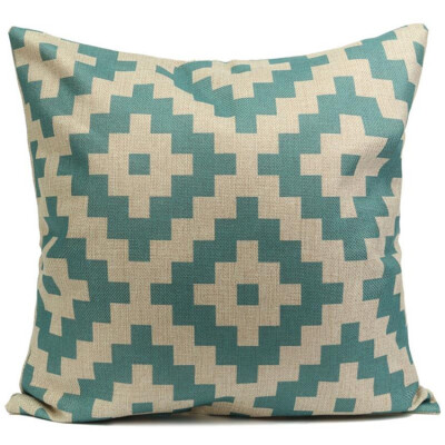 

Cntomlv hot sale Vintage Geometric Flower Cotton Linen Throw Pillow Case Cushion Cover Home