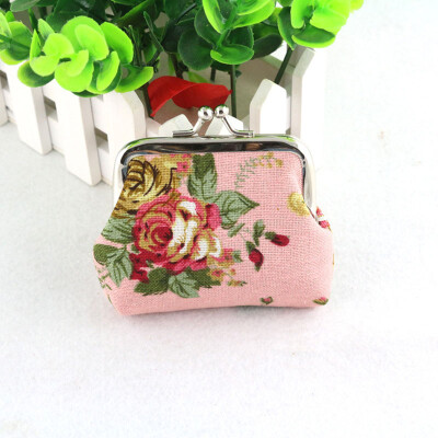 

Women Lady Retro Vintage Flower Small Wallet Hasp Purse Clutch Bag Brand New