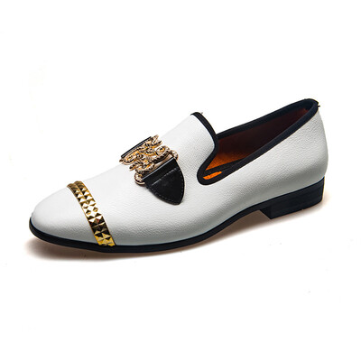 

MeiJiaNa 2018 New Men genuine leather loafers Shoes Handsome Comfortable Brand Men Casual Shoes