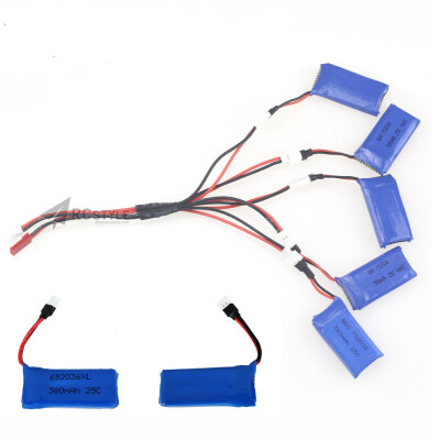 

RCstyle замена 3.7 V 380mAh Аккумуляторы для Hubsan H107 X4 с/H107L/H107C/H107D горючего-(5 шт)