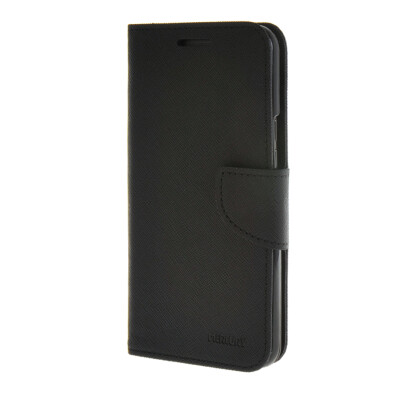 

MOONCASE Cross pattern Leather Flip Wallet Card Slot Stand Back Case Cover for HTC One E9+ E9 Plus Black