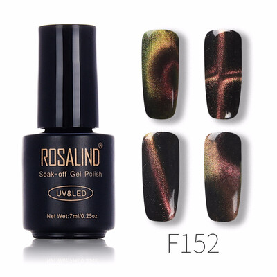 

ROSALIND Gel 1S New Arrival 3D Magnetic Cat Eye Nail Gel Varnish Soak Off UV Glitter Manicure Gel Polish Long-lasting Nail Art