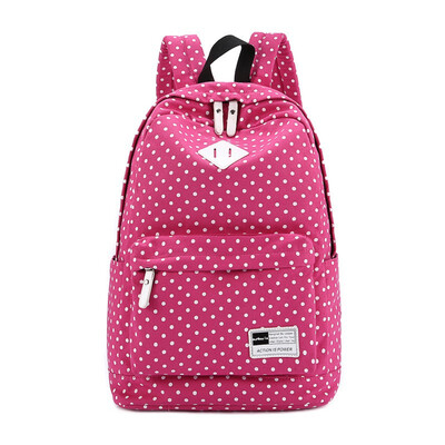 

Fashionable Canvas Backpack for Female Students Leisure Travel Backpack