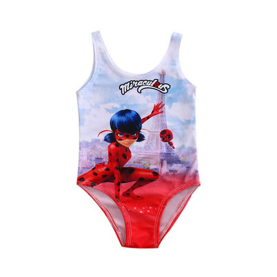 

Ladybird Girls Shoulder-Strap One Piece Swimming Suit