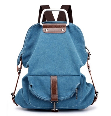 

Brand Women Bags Fashion Canvas Backpacks Korean Style Functional School Function Shoulder Handbag Leisure Travel Bags Shopping