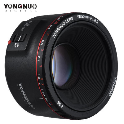 

YONGNUO YN50mm F18 II Standard Prime Lens Large Aperture Auto Focus 035 Closest Focal Length for Canon EOS 70D 5D2 5D3 600D DSLR