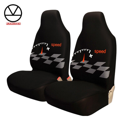 

KAWOSEN Front Car Seat Cover Universal Fit for Most Bucket Seat Special Speed Style Design Car-Styling Fashion Car Accessories