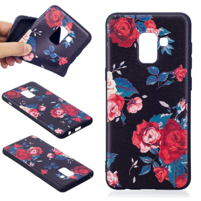 

BEFOSPEY Painting Relief Protective Soft TPU Case For Samsung Galaxy A8201856