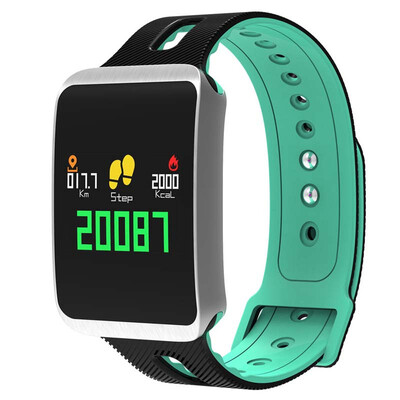 

IP68 Smart Wristband Heart Rate Blood Pressure Sleep Monitoring Smart Bracelet Calls Reminder Smart Band OLED Touch Screen