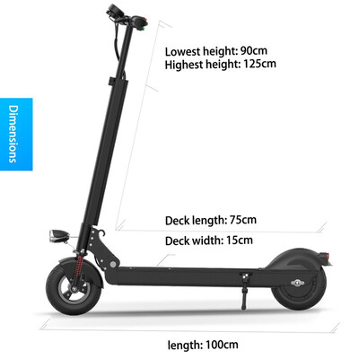 

TOODI Electric Scooter No Seat Delivery from European Warehouse TD-E101 with CE Commuter Urban 40-60KM 18AH Portable Folding