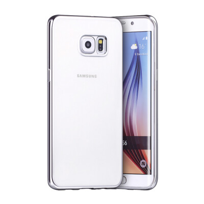 

MOONCASE Soft TPU Transparent Back Plating Side Case Cover for Samsung Galaxy S6