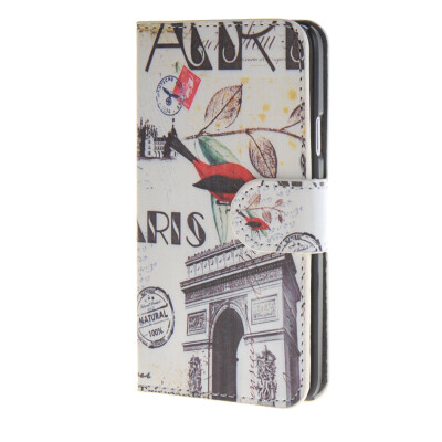 

MOONCASE Triumphal arch Leather Wallet Flip Card Slot Holster Pouch Stand Shell Back Case Cover for Samsung Galaxy A3