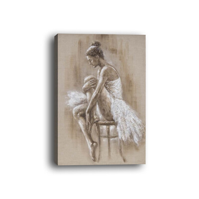 

Framed canvas modern living room bedroom background wall figure decorative painting dancer girl