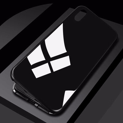 

iPhone X Case magnetic adsorption box slim metal frame built-in magnet flip support wireless charging for iPhone 7 8 plus