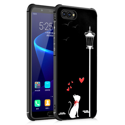 

Goowiiz Fashion Phone Case For Huawei Honor V8V9V10 Luxury 3D Cute Cartoon Slim Full Soft Silicone Prevent falling