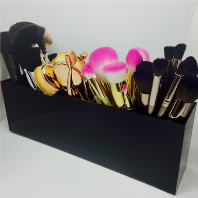 

2018 Aila Acrylic Makeup Brushes Organizer Box Enlarge 5 Slot Mascara Lipstick Stand Case Jewelry Box Cosmetic Holder