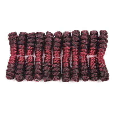 

Golden Beauty 8inch Spring Twist Synthetic Braiding Hair pieces Crochet Hair Extensions Crochet Braids 20strandspack