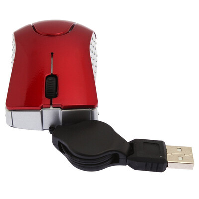 

USB 30 Red 800 DPI Mice High Speed Ergonomic Optical Wheel Mini Mouse 82726