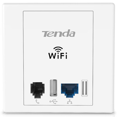 

Tenda W6 300M беспроводной 86 в настенной панели AP беспроводная точка доступа Wi-Fi POE DC поддержка питания AC централизованное управление