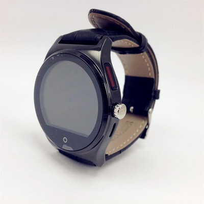 

Heart Rate Monitor Smart Bluetooth Smart Watch Phone Wrist Watch with leather Strap Dialer
