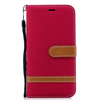 

GANGXUN®LG K10 2018 Stand Case Wallet Card Slots Denim Jeans Leather Case With Stand