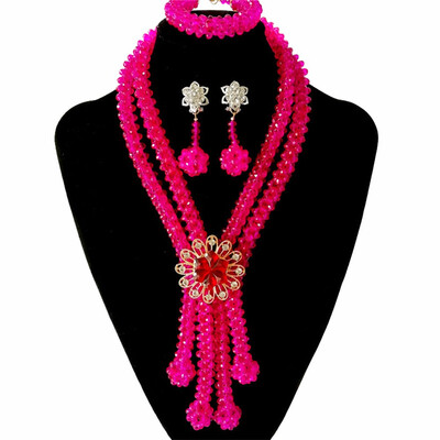 

Chunky Bib Style Light Green Beads Coral Jewelry African Jewelry Sets For Women Wedding Bridal Statement Necklace Free Shipping