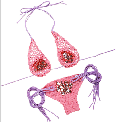 

Sexy Swimsuit Bikini Sexy Women Drop Drill Straps Bikini Sets Push Ups Bras Swimsuits Swimsuits Swimwear