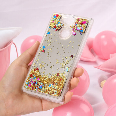 

Akabeila Cover for Sony Xperia XA2 Case Soft Mirror Dynamic Glitter Phone Protector Cover Shell H3113 H3123