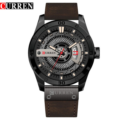 

Top Brand Luxury Sport Watch Men date display Leather Creative Quartz Fashion Casuan Wrist Watches Relogio Masculino CURREN 8301
