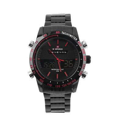 

NAVIFORCE NF9024B Военная двойной дисплей неделя Встречи Мужчины наручные часы Подарки