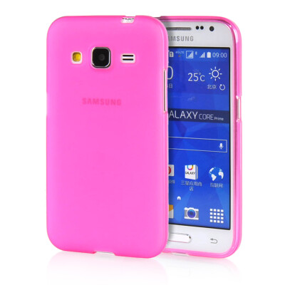 

MOONCASE Transparent Soft Flexible Silicone Gel TPU Skin Shell Back Case Cover for Samsung Galaxy Core Prime G360 Hot Pink