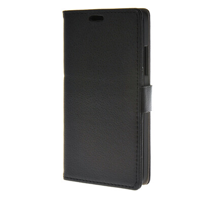 

MOONCASE Лич Слот кожи Кожа Бумажник Флип карты Стенд Оболочка задняя крышка Крышка для Microsoft Lumia 640 Черный