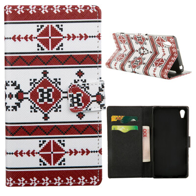 

MOONCASE ЧЕХОЛ ДЛЯ Sony Xperia Z2 Flip PU Leather Fold Wallet Card Slot Kickstand Back [Pattern series] /a19