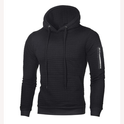 

Mens Spring Autumn Winter Casual Long Sleeve Plaid Jacquard Pullover Sweatshirt Long Sleeve Hoodie