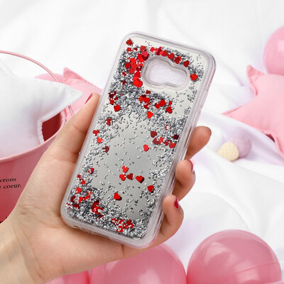 

Akabeila Cover for Samsung Galaxy A5 2017 Case Soft Mirror Dynamic Glitter Phone Protector Cover Shell A520F A520FDS
