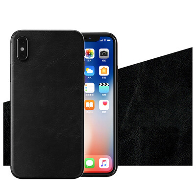 

2018 New Design Super Comfortable Sheepskin Wrap Projection Sticker Stylish Protection For iPhone X MengYi 4 Color optional