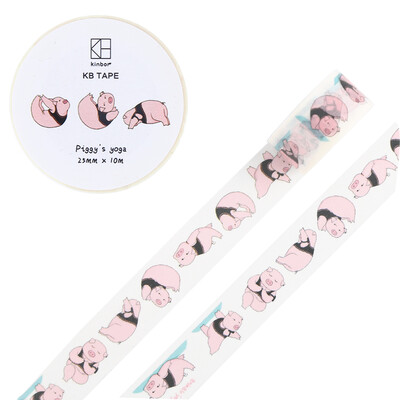 

Kinbor hand book&paper tape 15mm10m cute color hand book sticker dumpling bird DTB64178