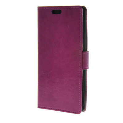 

MOONCASE Simple Leather Flip Wallet Card Slot Stand Back чехол для LG G4 Purple