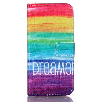 

MITI colorful painting design case drawing case for iphone 6 plus Soft inner holder stand flip cover for iPhone6 capa funda