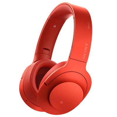 

Sony (Sony) h.ear на беспроводных NC MDR-100ABN беспроводных шумопонижающих стереонаушниках (красный киноварь)