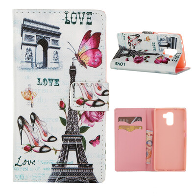 

MOONCASE ЧЕХОЛ ДЛЯ Huawei Honor 7 Flip PU Leather Fold Wallet Card Slot Kickstand Back [Pattern series] /a09